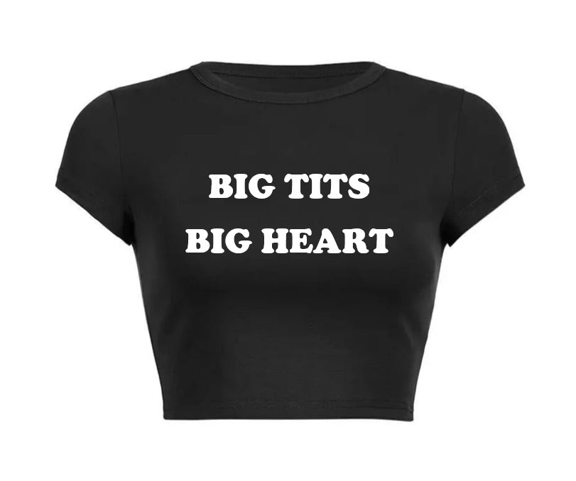 BIG TITS BIG HEART CROP TOP