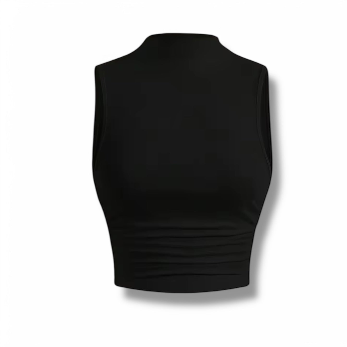 MOLLIE BLACK SLEEVELESS TOP