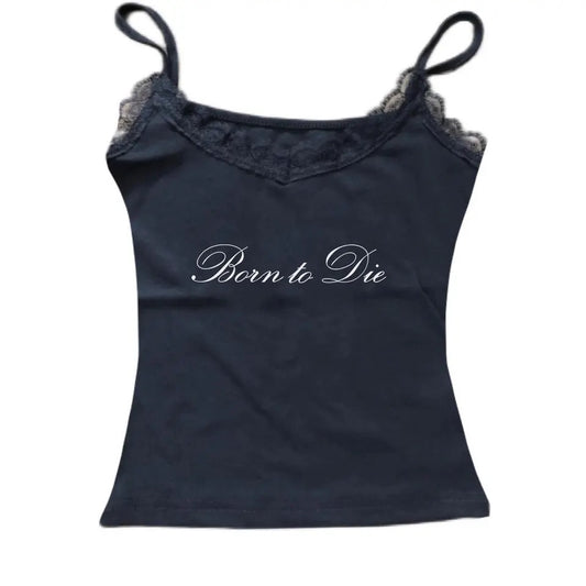 Black Born To Die Tank Top