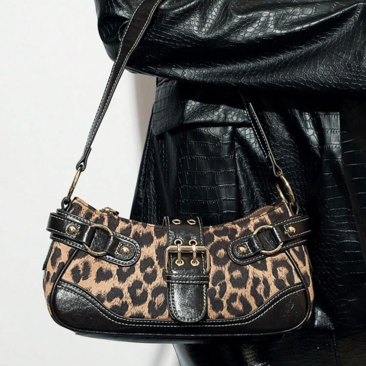 LOLA LEOPARD PRINT BAG