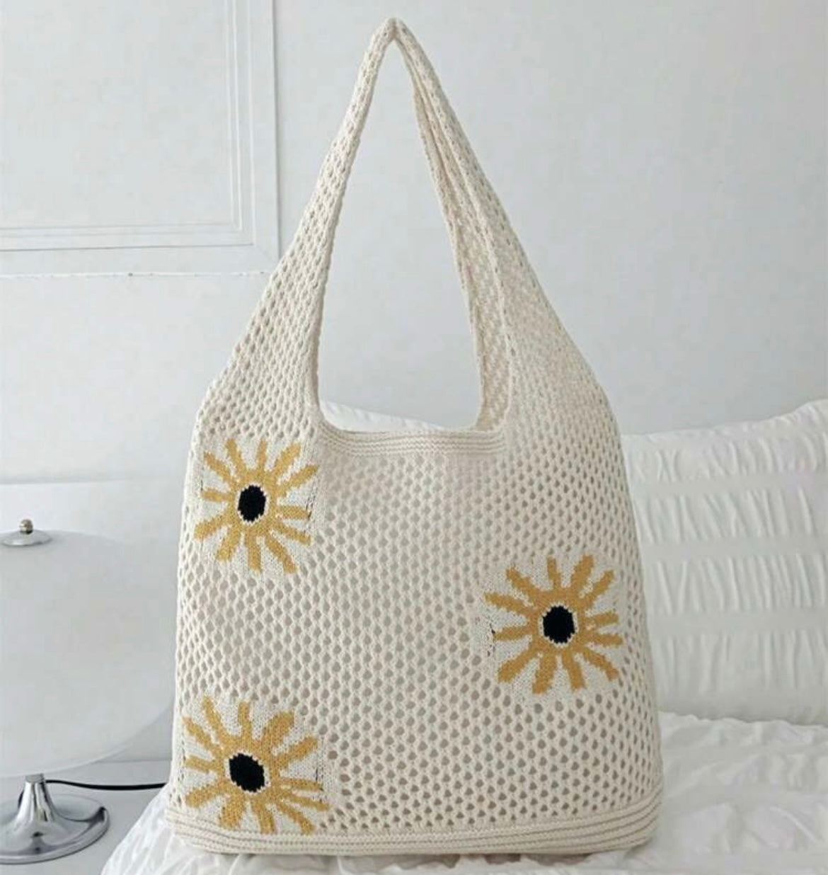 SPRING SUN CROCHET SHOULDER BAG