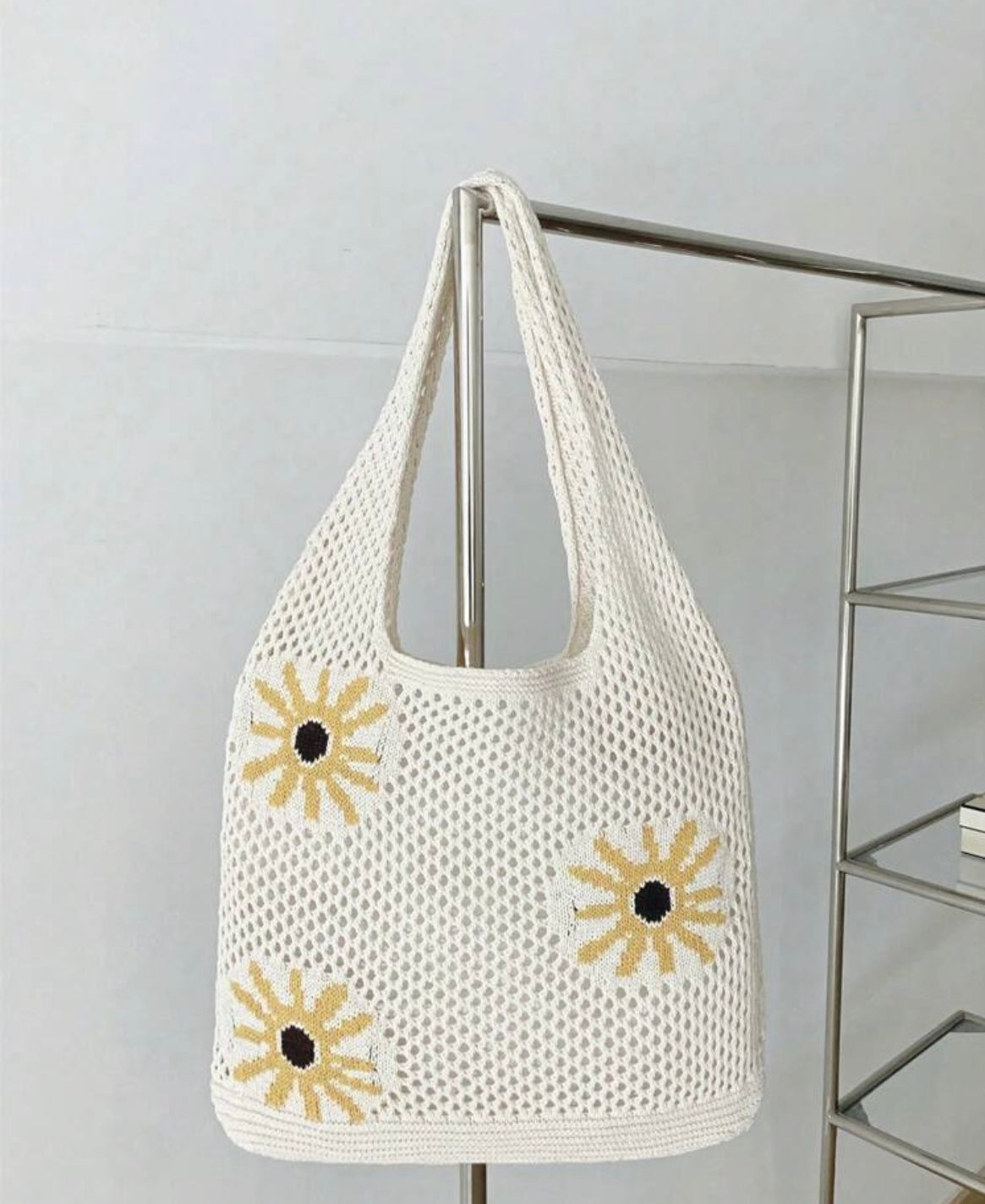 SPRING SUN CROCHET SHOULDER BAG