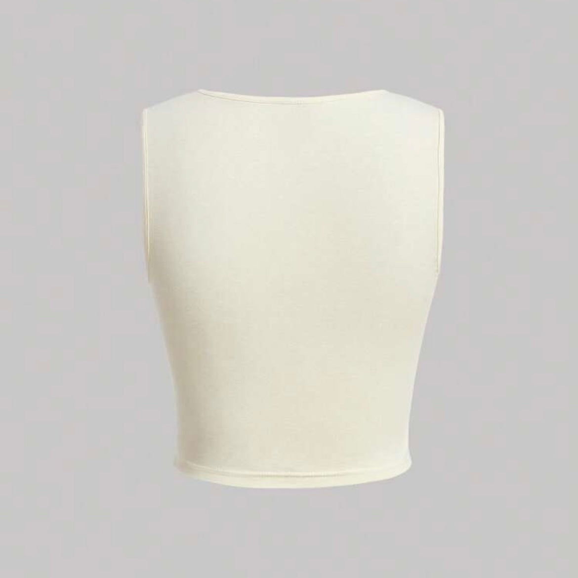 GRACE SQUARE NECK RUCHED TOP