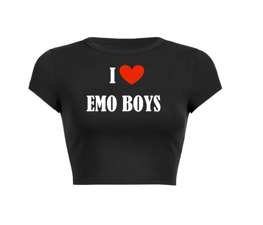 I love Emo boys shirt emo shirt I heart emo boys emo -  Portugal