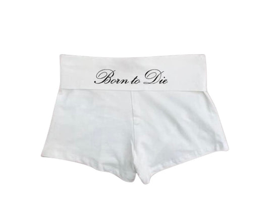 White Born To Die Shorts