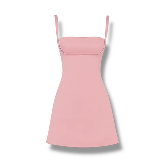 ROSE PINK MINI DRESS