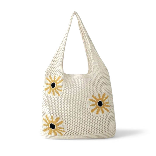 SPRING SUN CROCHET SHOULDER BAG